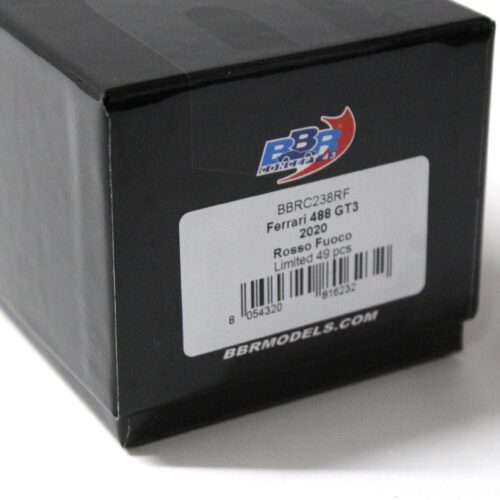 1:43 BBR Ferrari 488 GT3 - 2020 Rosso Fuoco red - Limited 49 pcs. - Image 3