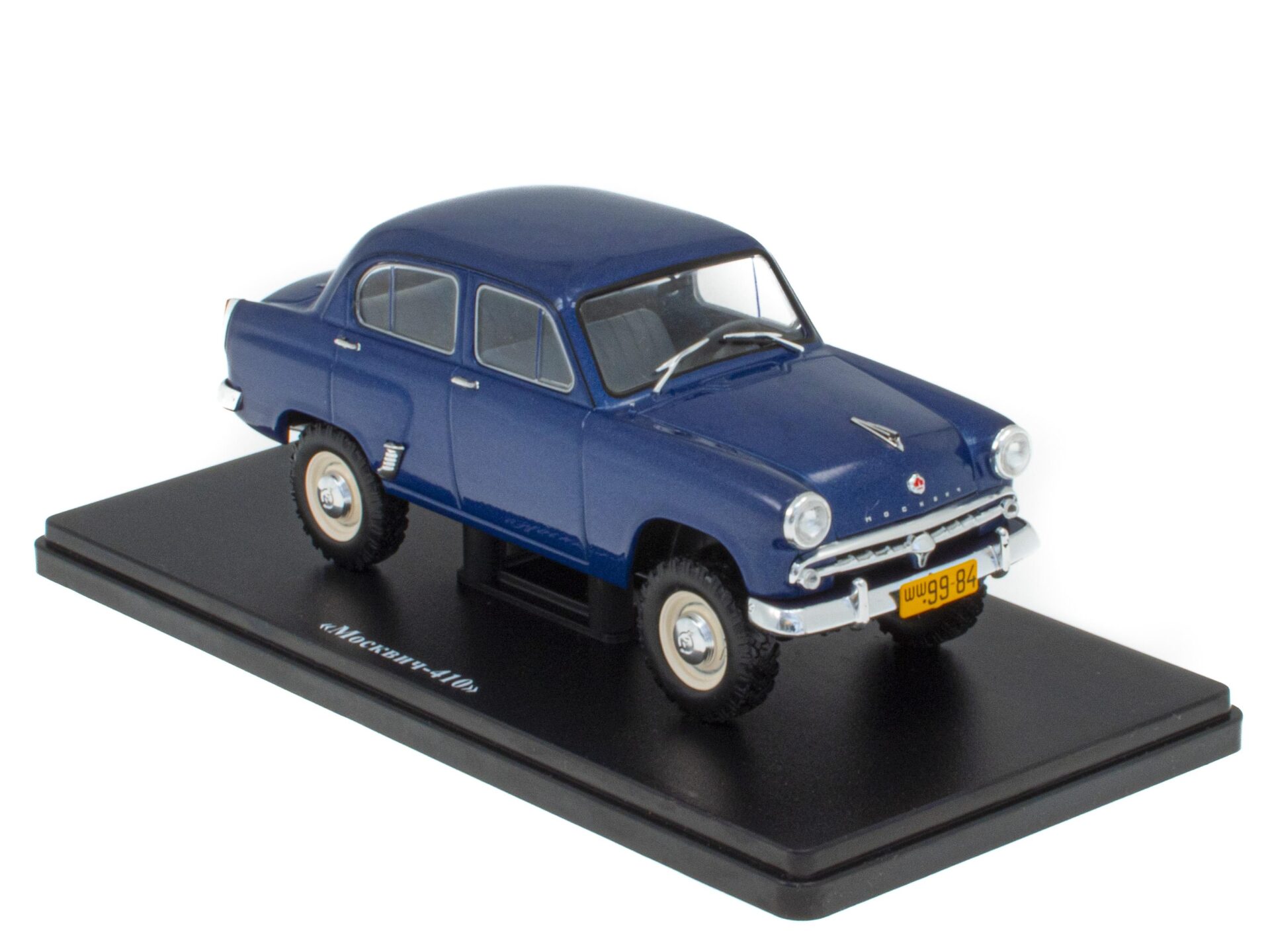1:24 Hachette East Legendary Moskvitch 410 - 4X4 blue 1957