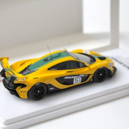 1:43 True Scale TSM McLaren P1 GTR Geneva Motor Show 2015 yellow #51