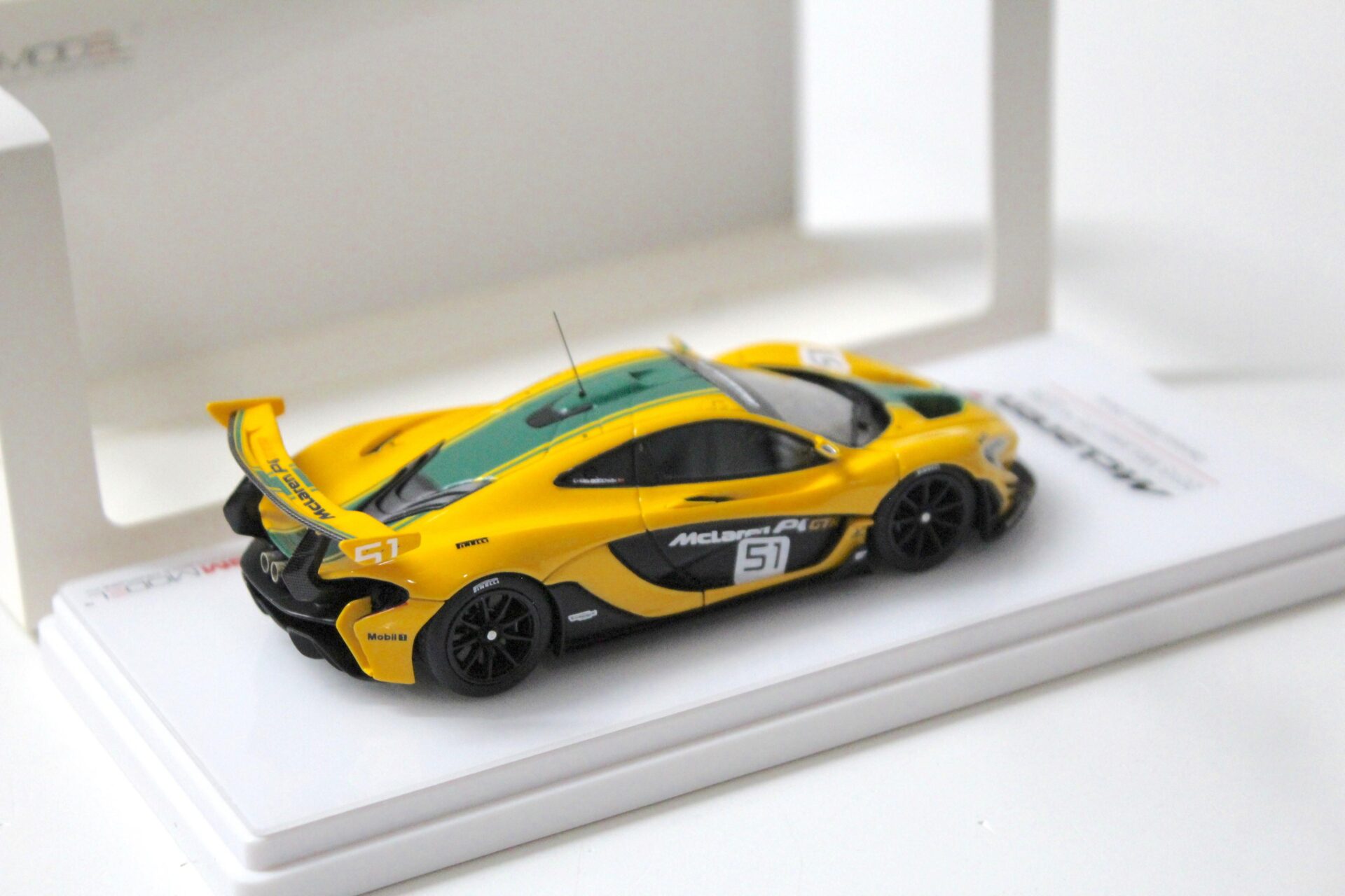 1:43 True Scale TSM McLaren P1 GTR Geneva Motor Show 2015 yellow #51