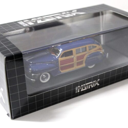 1:43 Matrix 1942 Chrysler Town & Country Wagon blue/ wood
