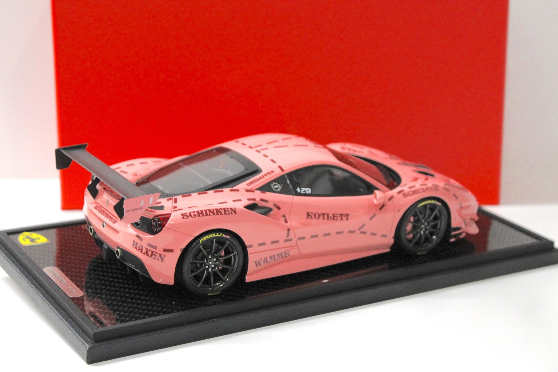 1:18 BBR Ferrari 488 Challenge Rolex 24h Daytona 2018 Gloss pink - Limited 10 pcs.