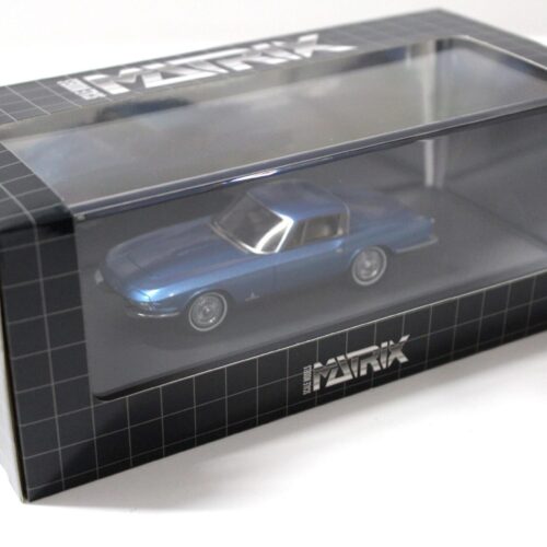 1:43 Matrix Chevrolet Corvette Rondine I Pininfarina 1963 blue metallic