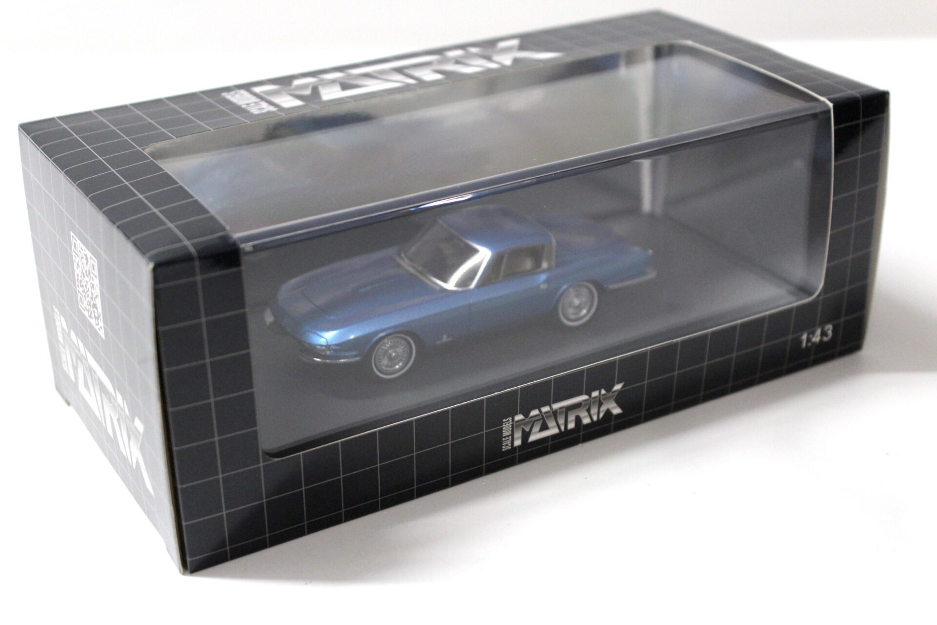 1:43 Matrix Chevrolet Corvette Rondine I Pininfarina 1963 blue metallic