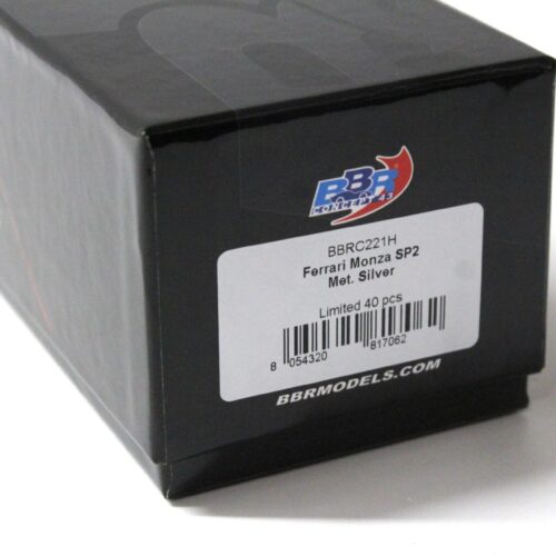 1:43 BBR Ferrari Monza SP2 grigio met. silver/ yellow stripe - Limited 40 pcs.