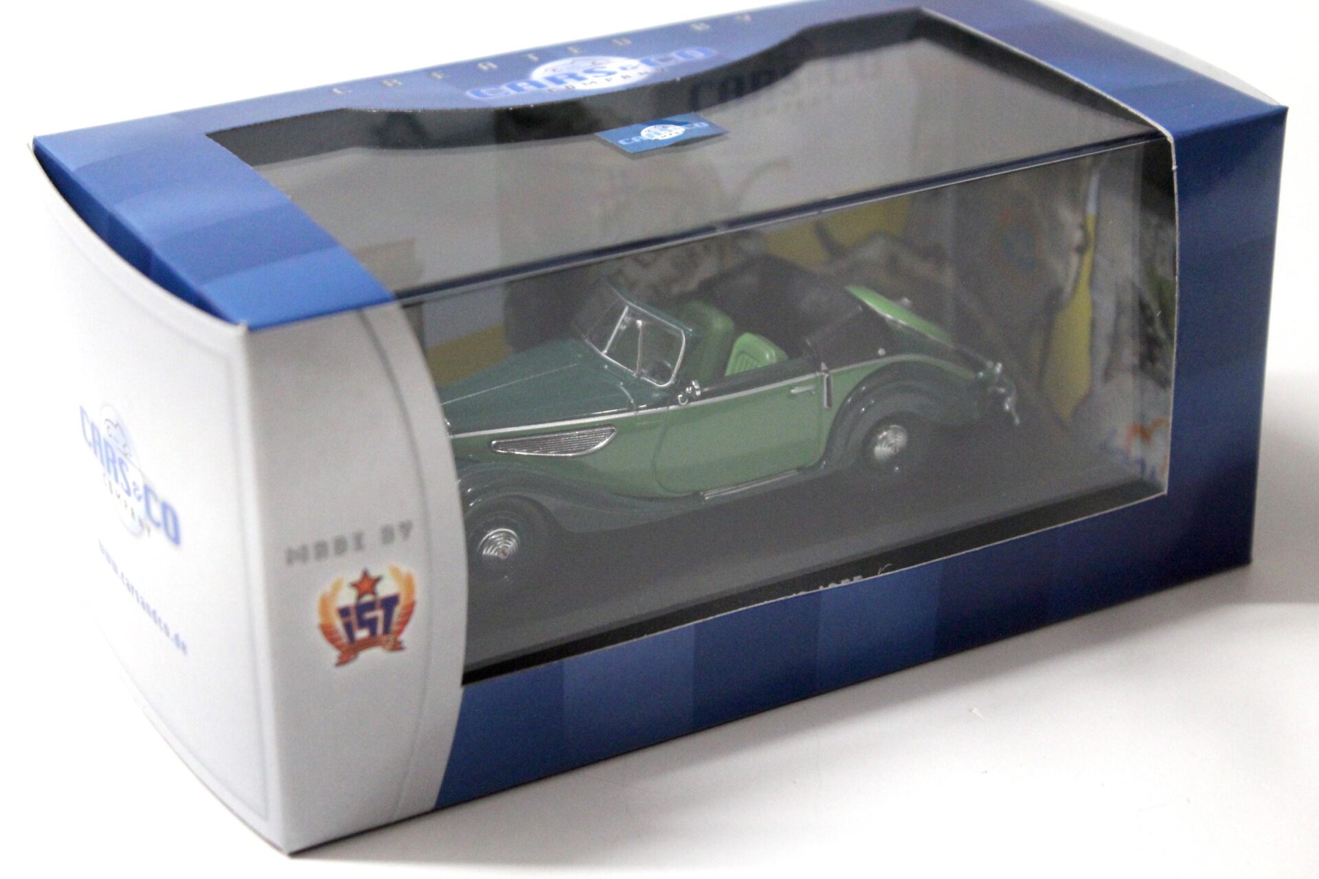1:43 Cars&Co IST EMW 327/2 Roadster green 1955