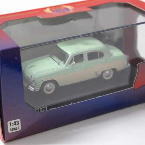 1:43 IST Models Moskwitch 407 Sedan green/ white 1958