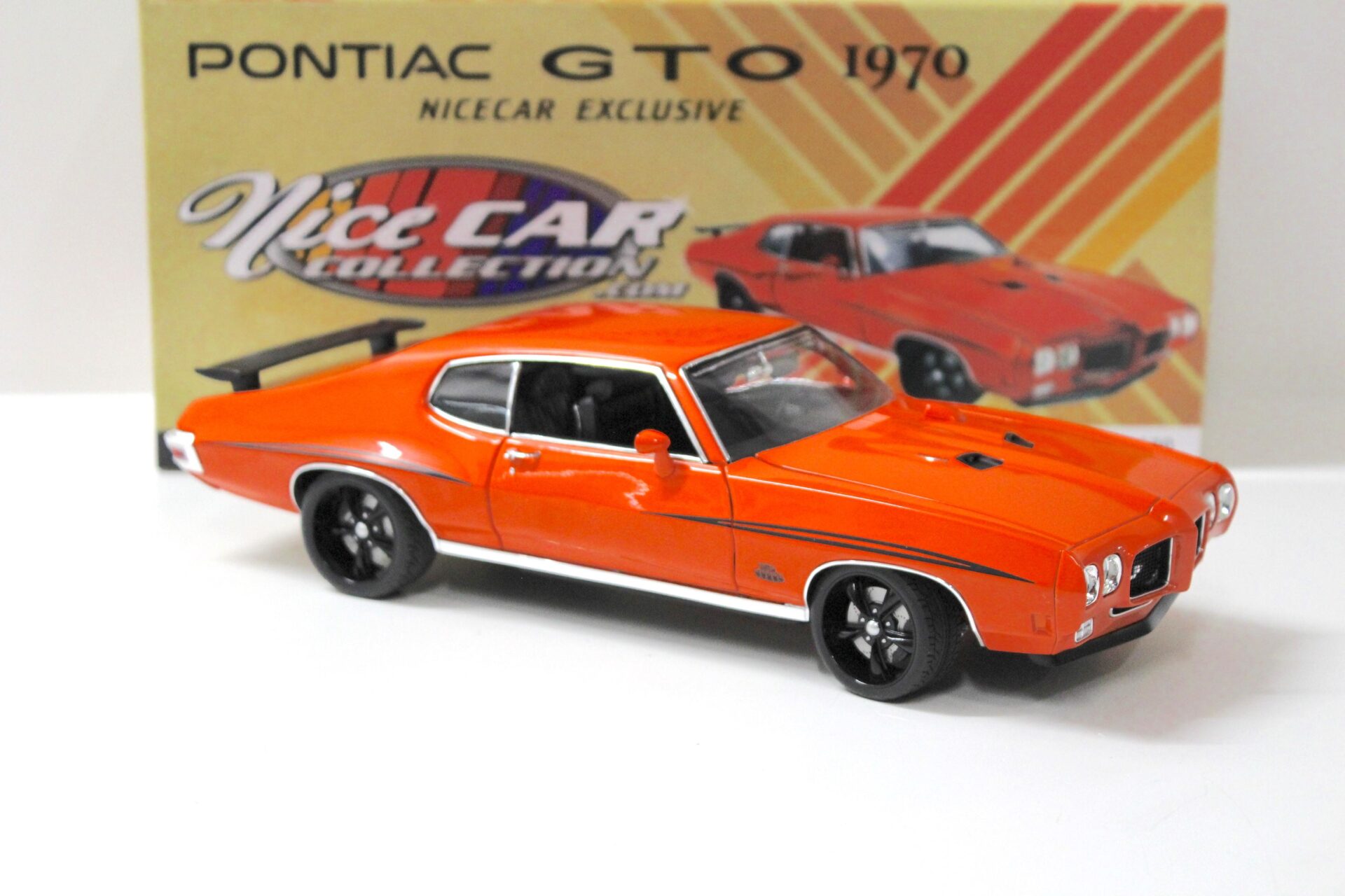 1:18 ACME 1970 Pontiac GTO Coupe orange/ black wheel *NICE CAR* Limited 120 pcs.