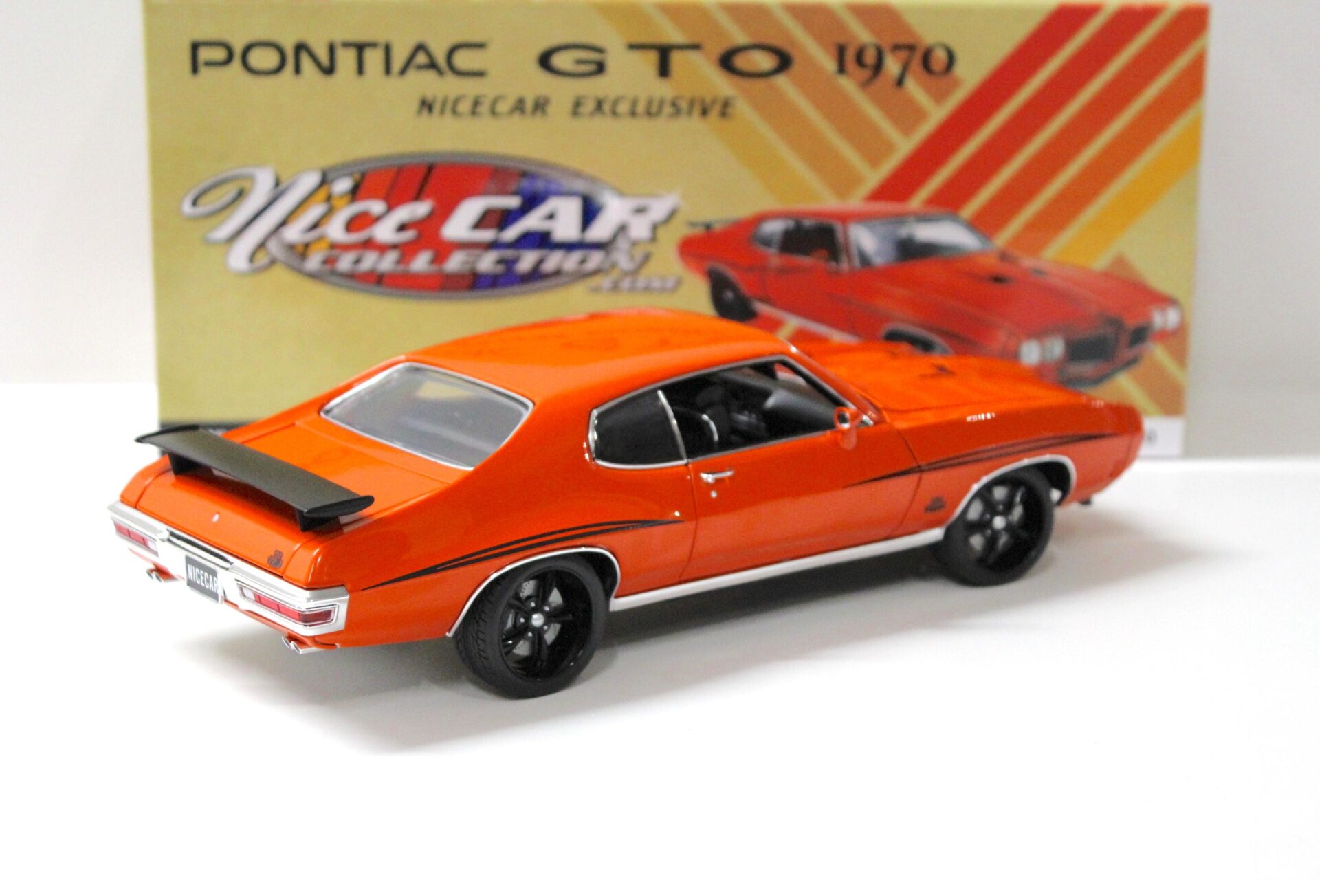 1:18 ACME 1970 Pontiac GTO Coupe orange/ black wheel *NICE CAR* Limited 120 pcs.