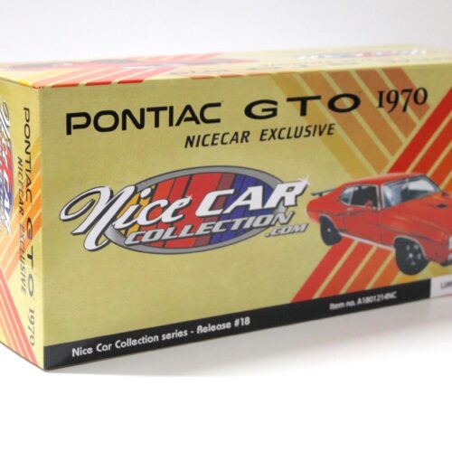 1:18 ACME 1970 Pontiac GTO Coupe orange/ black wheel *NICE CAR* Limited 120 pcs.