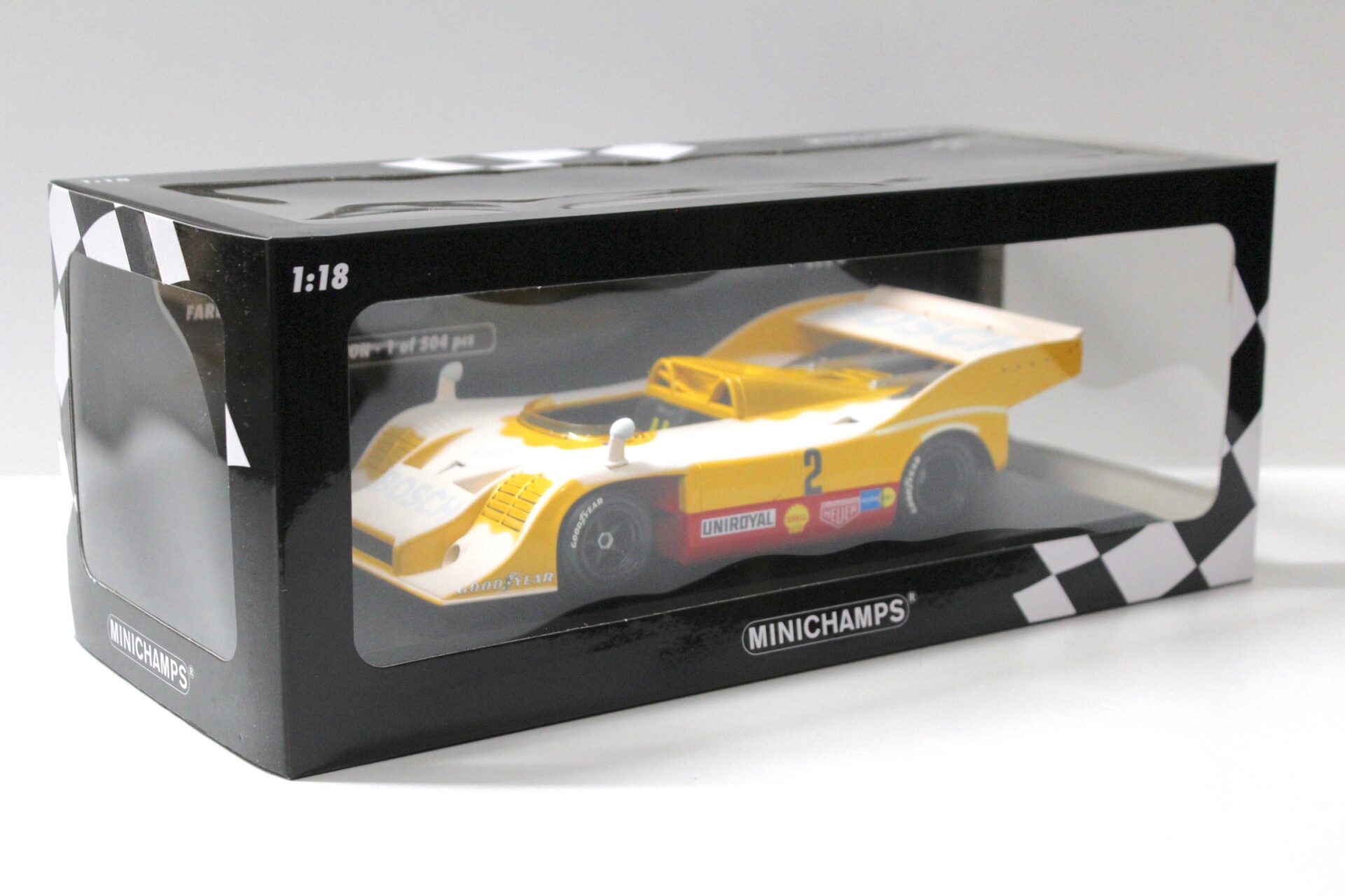 1:18 Minichamps Porsche 917/10 Willi Kauhsen Farewell in the Snow Nürburgring 1973