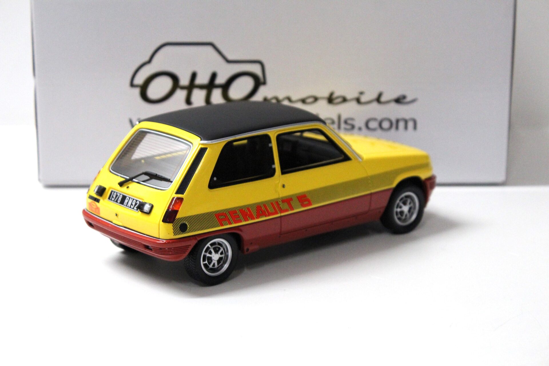 1:18 OTTO mobile OT891 Renault 5 TS Monte Carlo Jaune 1978 yellow