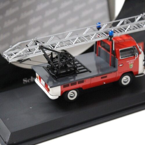 1:43 Schuco VW T2a Feuerwehr Albig mit Drehleiter red/ white