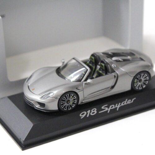1:43 Minichamps Porsche 918 Spyder Production Car 2013 grey DEALER VERSION