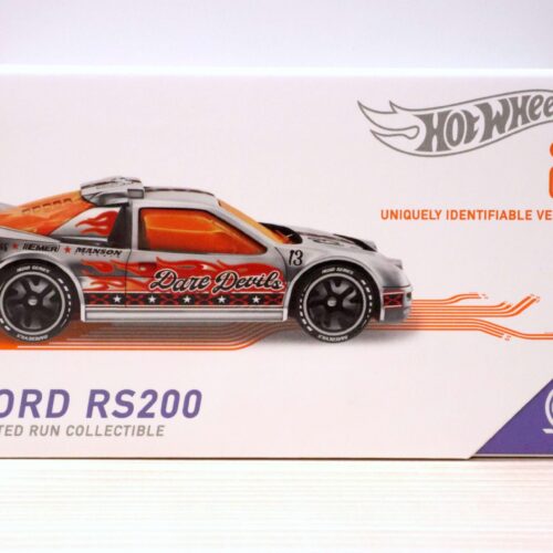 1:64 Hot Wheels ID Series 2021 Ford RS200 Dare Devils silver
