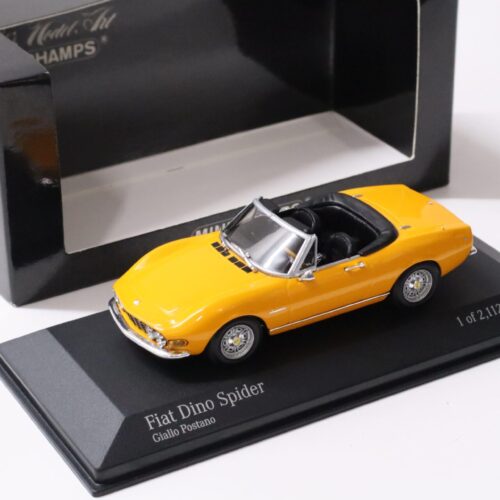 1:43 Minichamps Fiat Dino Spider 1972 Giallo Postano yellow