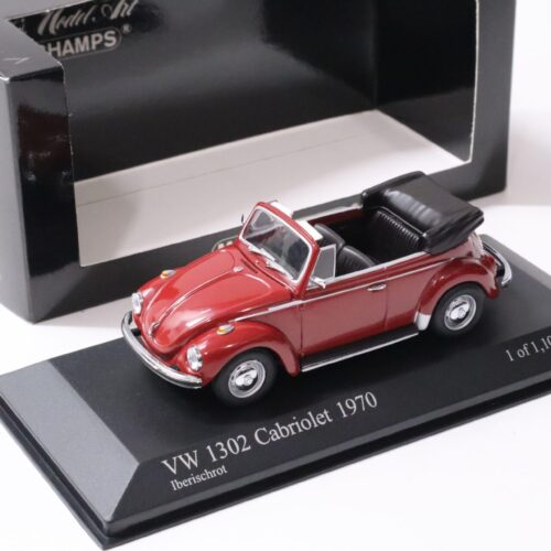 1:43 Minichamps VW Käfer 1302 Cabriolet 1970 Iberisch red