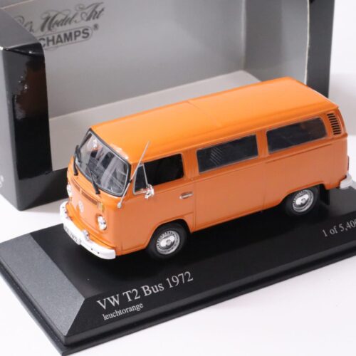 1:43 Minichamps VW T2 Bus 1972 Leucht orange