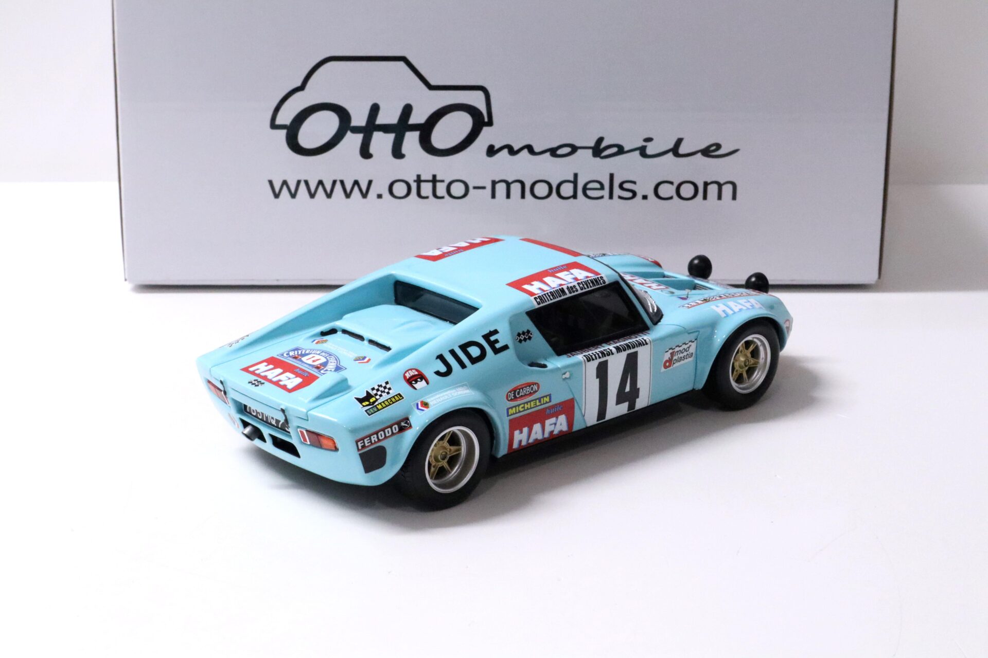 1:18 OTTO mobile OT287 JIDE 1600S Competition #1 Gr.4 Rallye Cevennes 1972