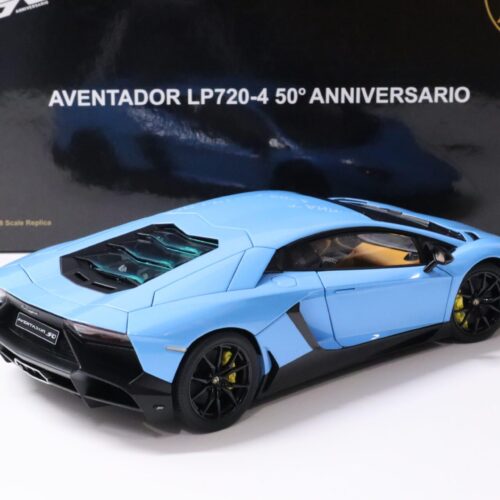 1:18 AUTOart Lamborghini Aventador LP720-4 "50th Anniversary Edition" blue blu cepheus