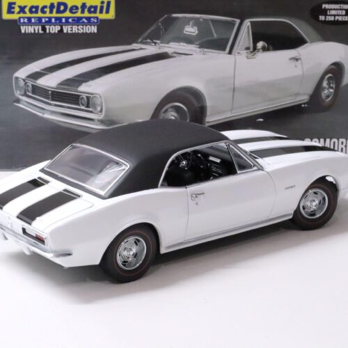 1:18 Exact Detail Chevrolet Camaro Z/28 Coupe 1967 white/ black Vinyl roof