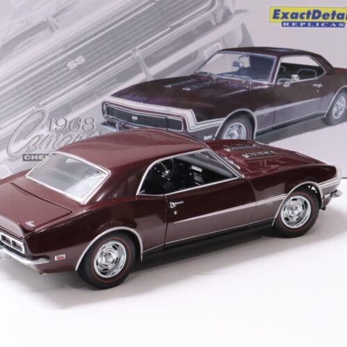 1:18 Exact Detail Chevrolet Camaro RS/SS 396 Coupe 1968 Maroon dark red/ white