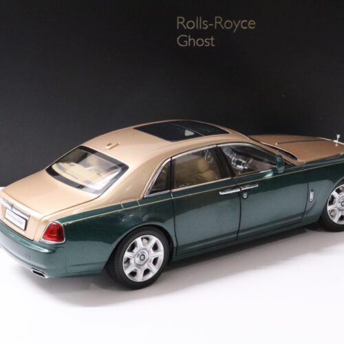 1:18 Kyosho Rolls Royce Ghost Brooklands green metallic/ gold