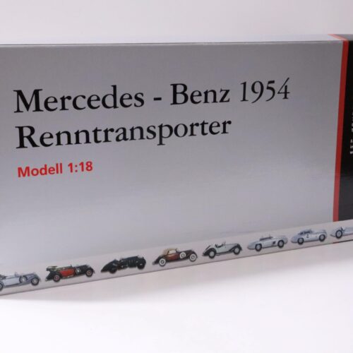 1:18 CMC Mercedes Renntransporter 1954 Das Blaue Wunder blue M-036