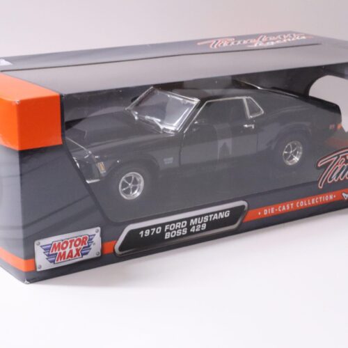 1:18 Motor Max 1970 Ford Mustang Boss 429 Coupe black