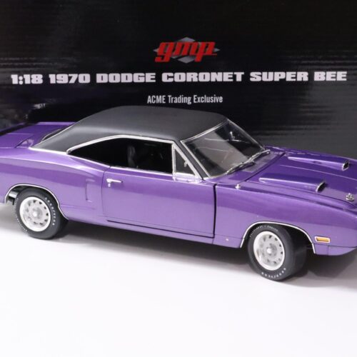 1:18 GMP 1970 Dodge Coronet Super Bee Plum Crazy/ black roof ACME Exclusive