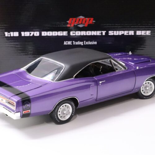 1:18 GMP 1970 Dodge Coronet Super Bee Plum Crazy/ black roof ACME Exclusive