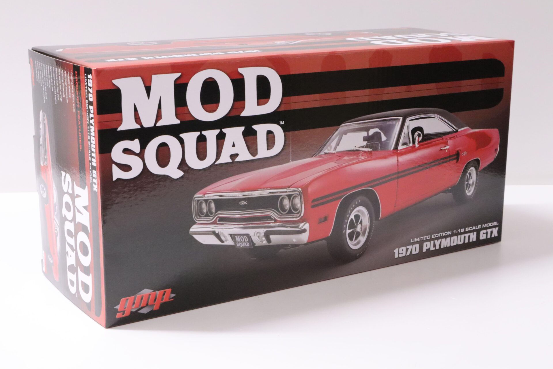 1:18 GMP 1970 Plymouth GTX red/ black roof "MOD SQUAD"