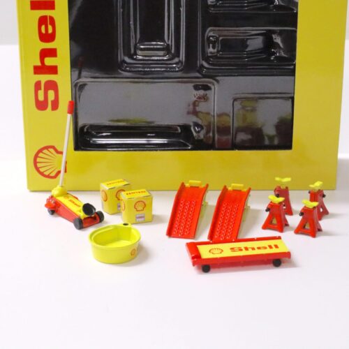 1:18 GMP SHELL SHOP Tool Set #2 Diorama Zubehör yellow/ red