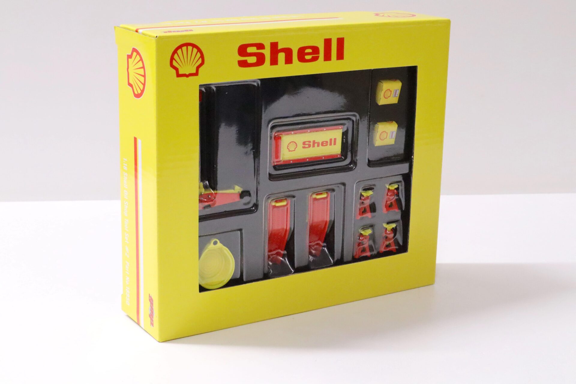 1:18 GMP SHELL SHOP Tool Set #2 Diorama Zubehör yellow/ red