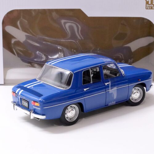 1:18 Solido Renault 8 Gordini 1300 blue/ white stripes 1967 - Image 3