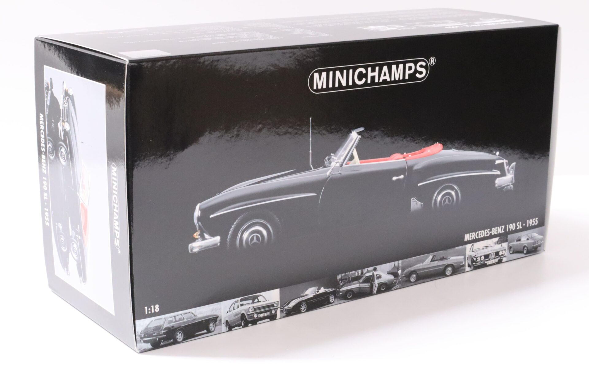 1:18 Minichamps Mercedes 190SL Cabriolet black 1955