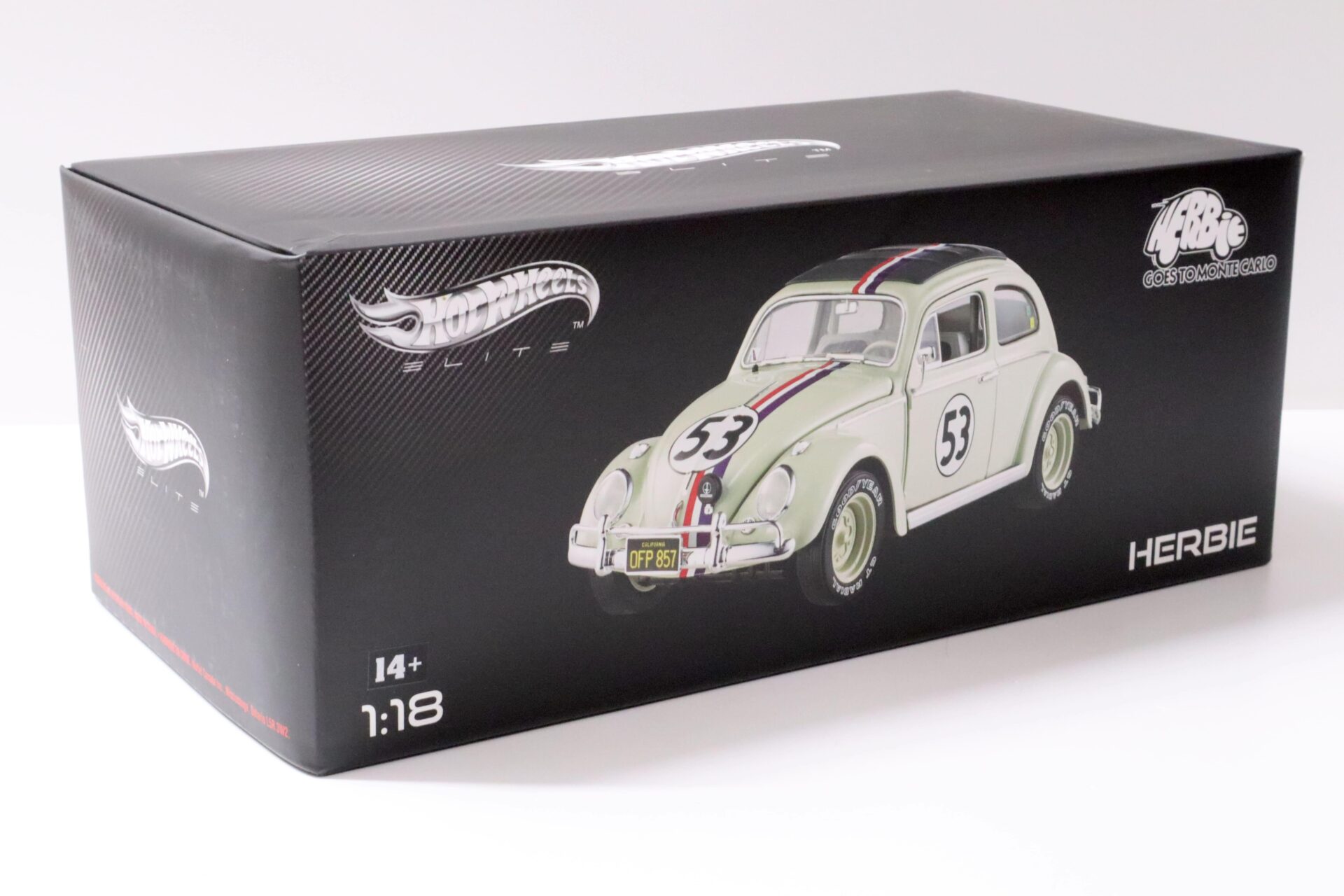 1:18 Hot Wheels Elite VW Käfer HERBIE goes to Monte Carlo #53