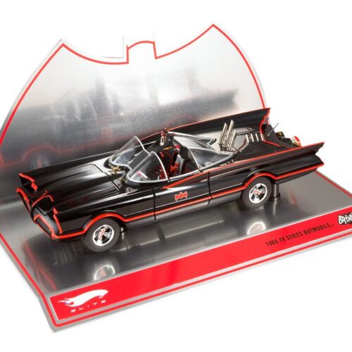 1:18 Hot Wheels SUPER Elite 1966 BATMAN TV Series Batmobile black