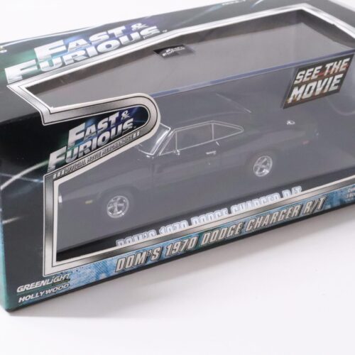1:43 Greenlight Fast and Furious DOMÂ´s 1970 Dodge Charger R/T black