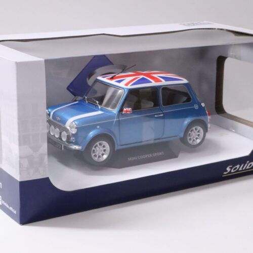 1:18 Solido Mini Cooper Sport Fisherman blue 1997