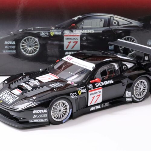 1:18 Kyosho Ferrari 575 GTC Team JMB Donington 2004 black #17 Wendlinger