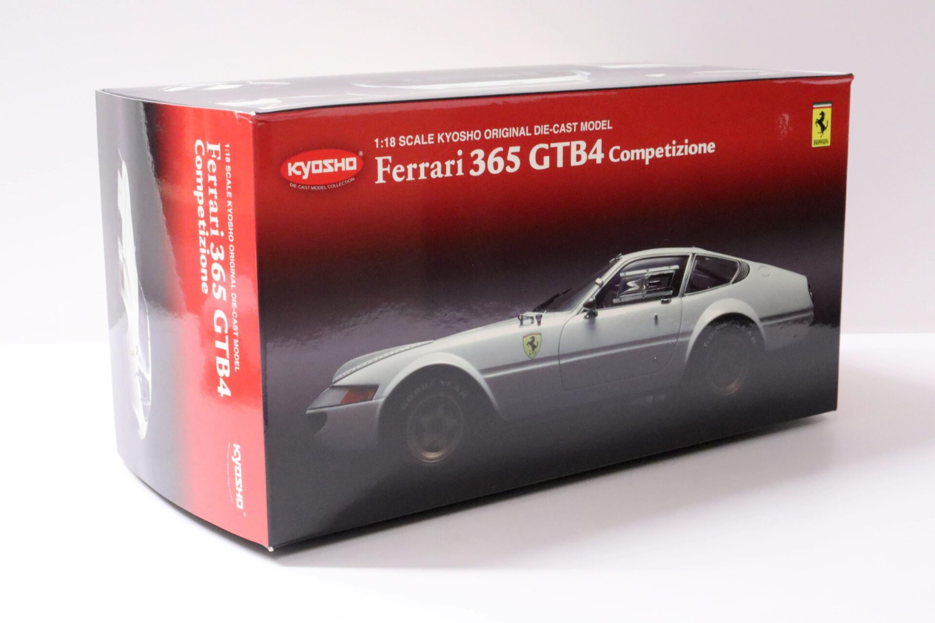 1:18 Kyosho Ferrari 365 GTB4 Competizione No Livery Version white