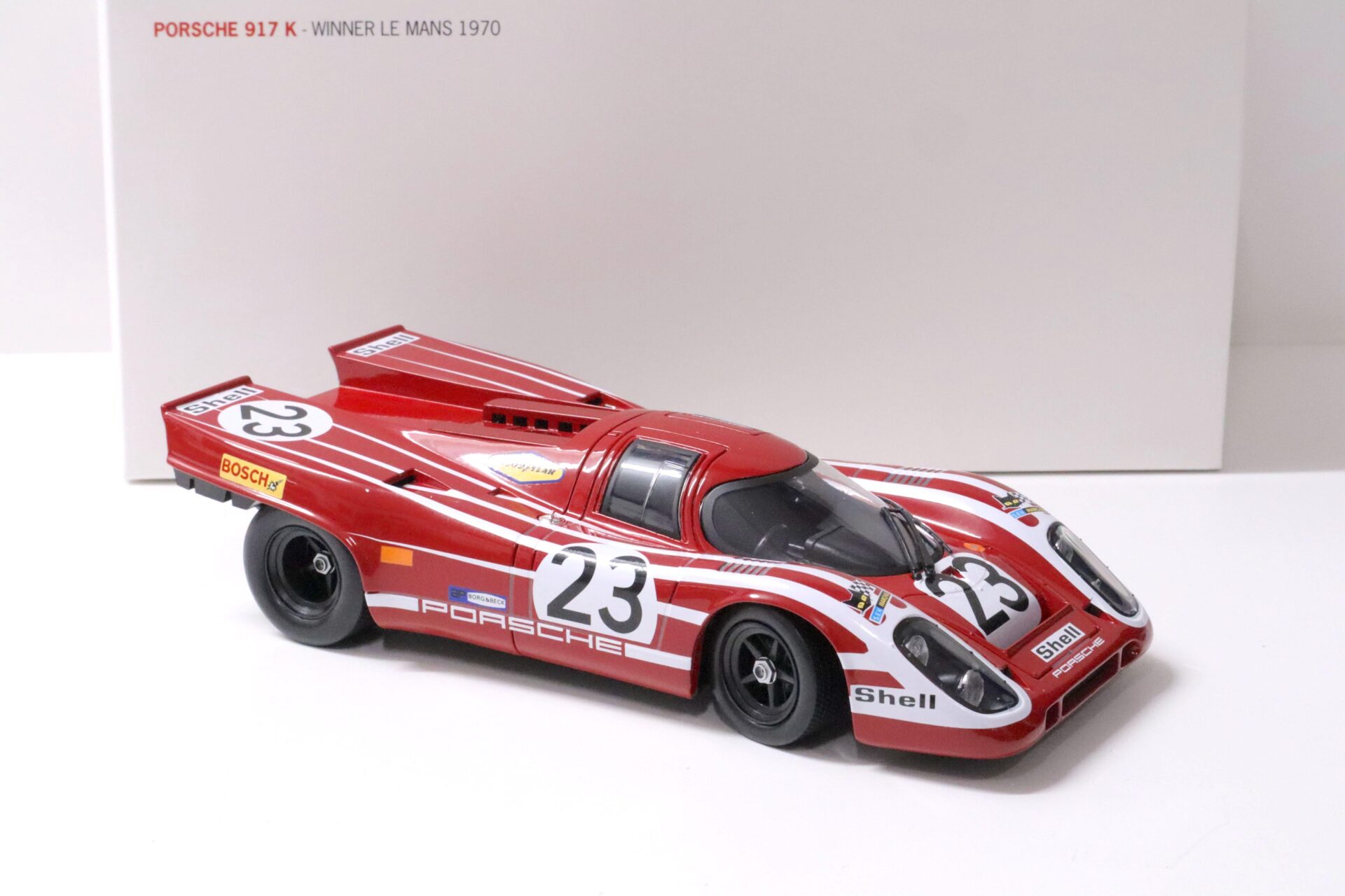 1:18 Norev Porsche 917K Winner Le Mans 1970 red #23 DEALER VERSION