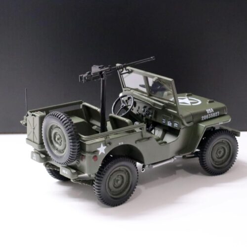 1:18 Norev Jeep Military Vehicle US Army 1942 green