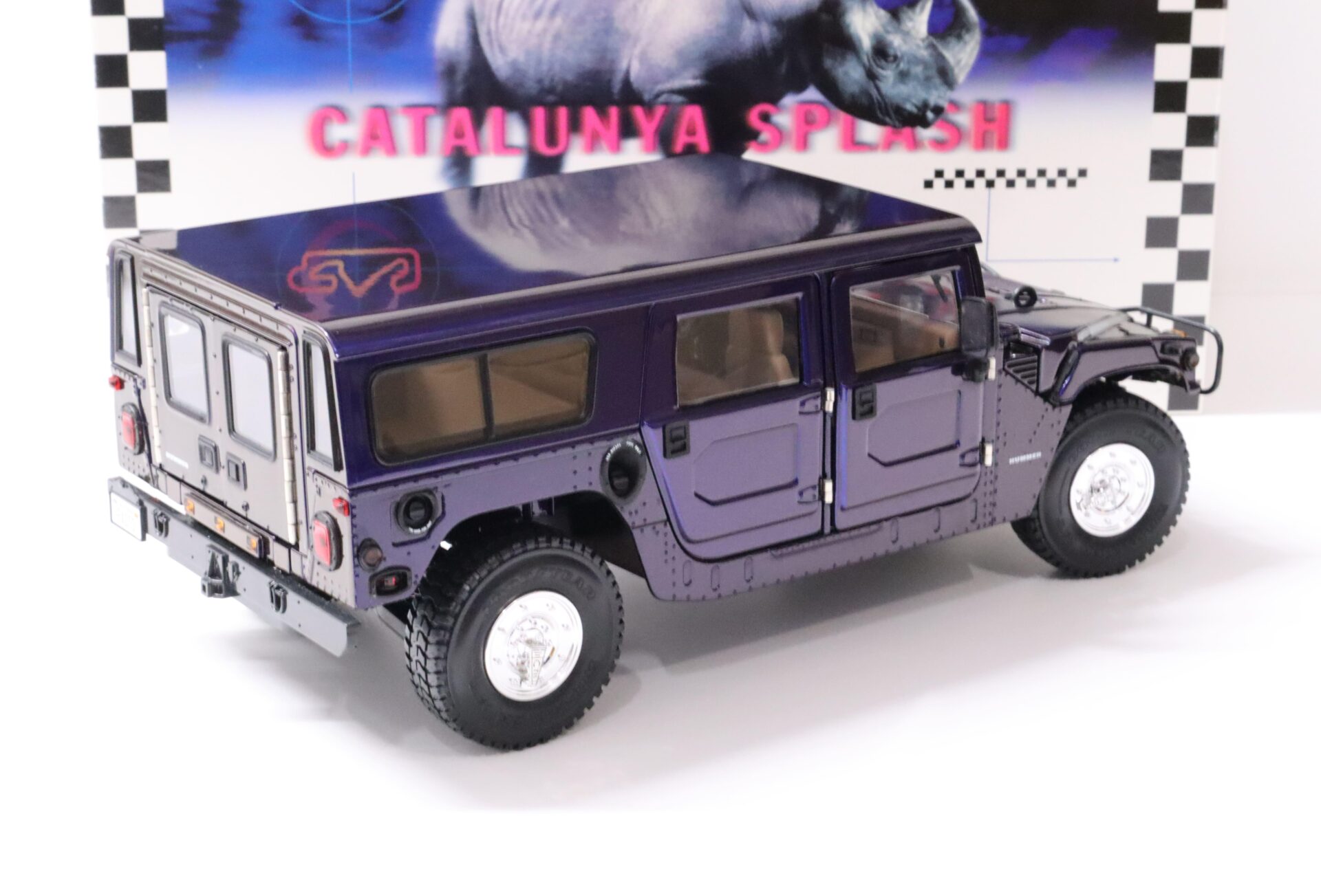 1:18 Exoto Standox Hummer Humvee Thunder Trac Exclusive Line Catalunya Splash