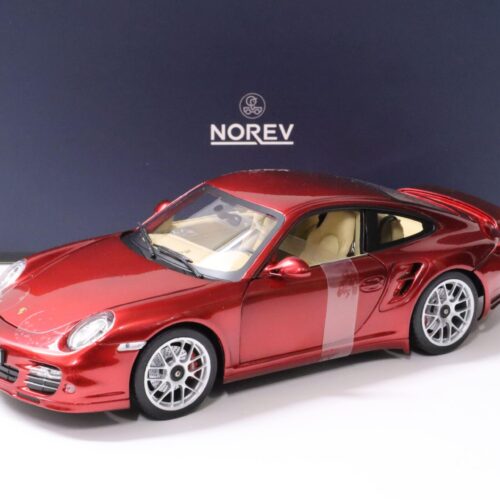 1:18 Norev Porsche 911 (997) Turbo Coupe red metallic 2010 - Limited 200 pcs.