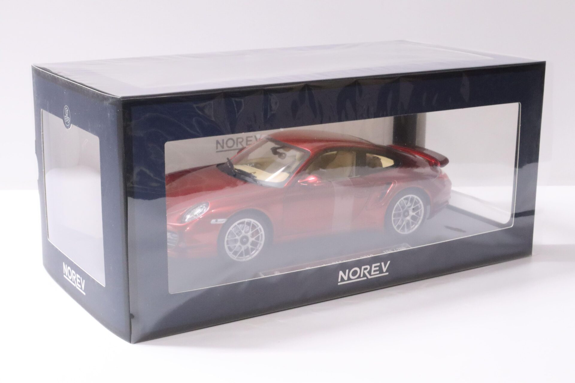 1:18 Norev Porsche 911 (997) Turbo Coupe red metallic 2010 - Limited 200 pcs.