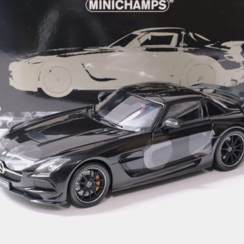 1:18 Minichamps Mercedes SLS AMG Black Series 2013 black metallic