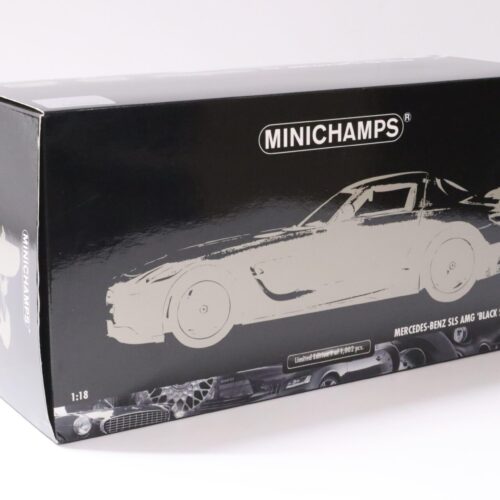 1:18 Minichamps Mercedes SLS AMG Black Series 2013 black metallic