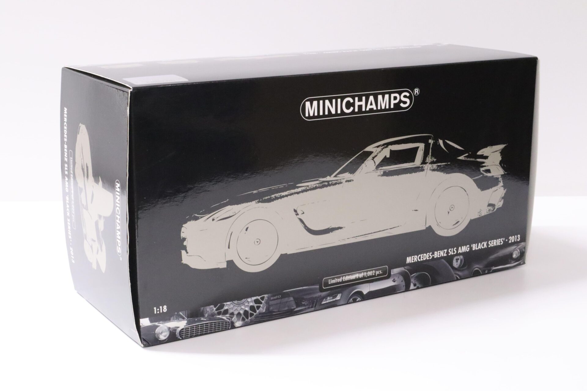 1:18 Minichamps Mercedes SLS AMG Black Series 2013 black metallic